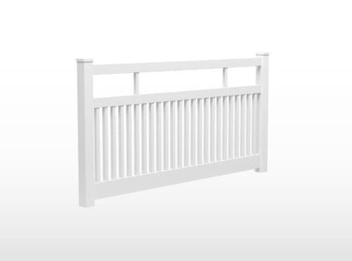 Fraser PVC Picket Fence Panel Kit