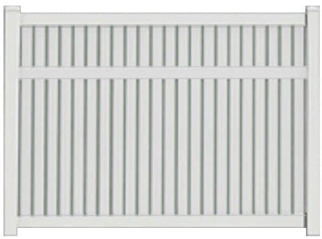Hamilton Semi Privacy Slatted PVC Fence Panel Kit